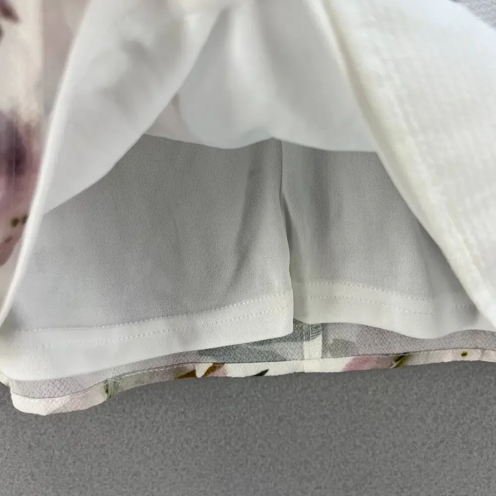 Lulus Dress Women's Large NWT Dream of You Ivory Off-The-Shoulder Mini Shift - Picture 8 of 11